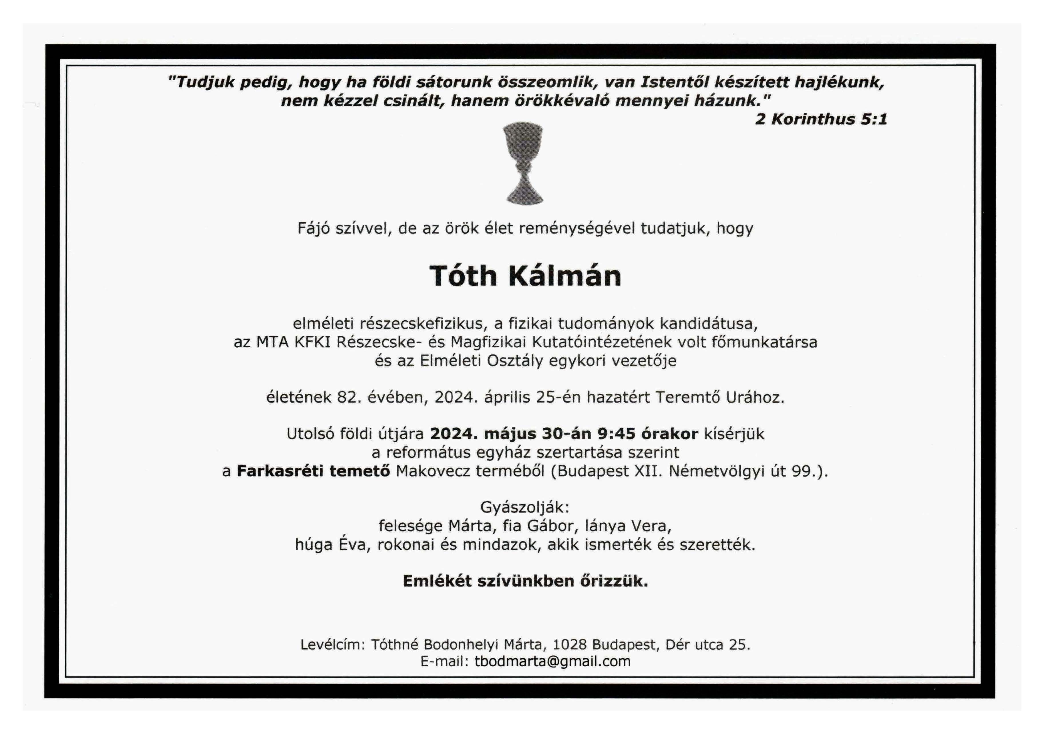 Tóth Kálmán 